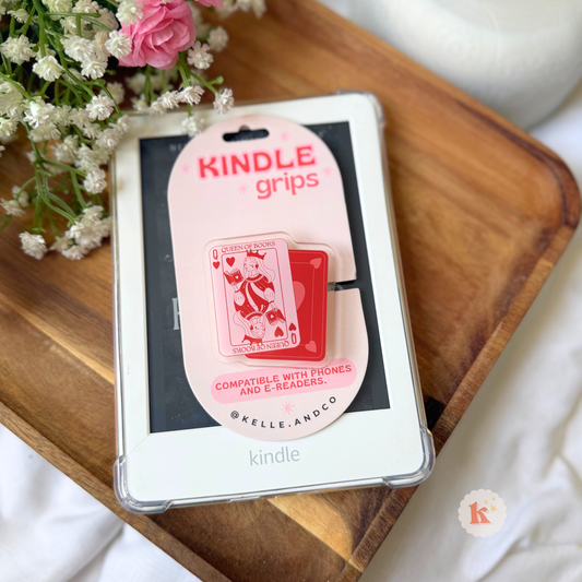 Queen of Books Kindle Grip