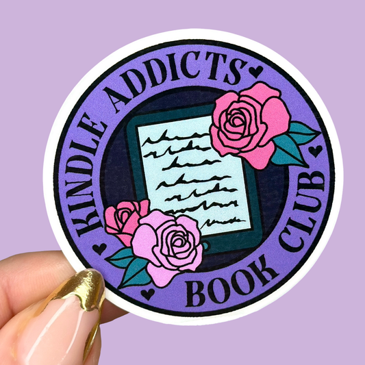 Kindle Addicts Book Club Sticker