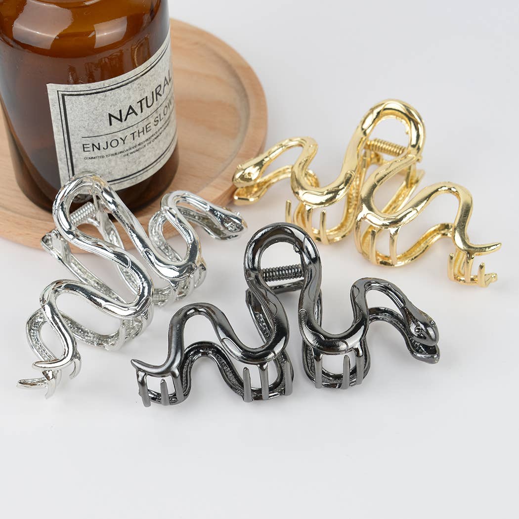 Snake Hair Claw Clip