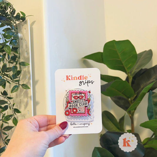 Smutty Book Club| bookish kindle grip