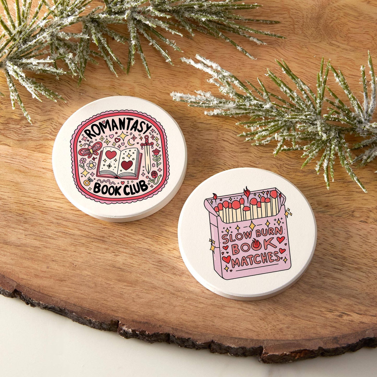 Car Coaster "Romantasy Book Club & Slow Burn"