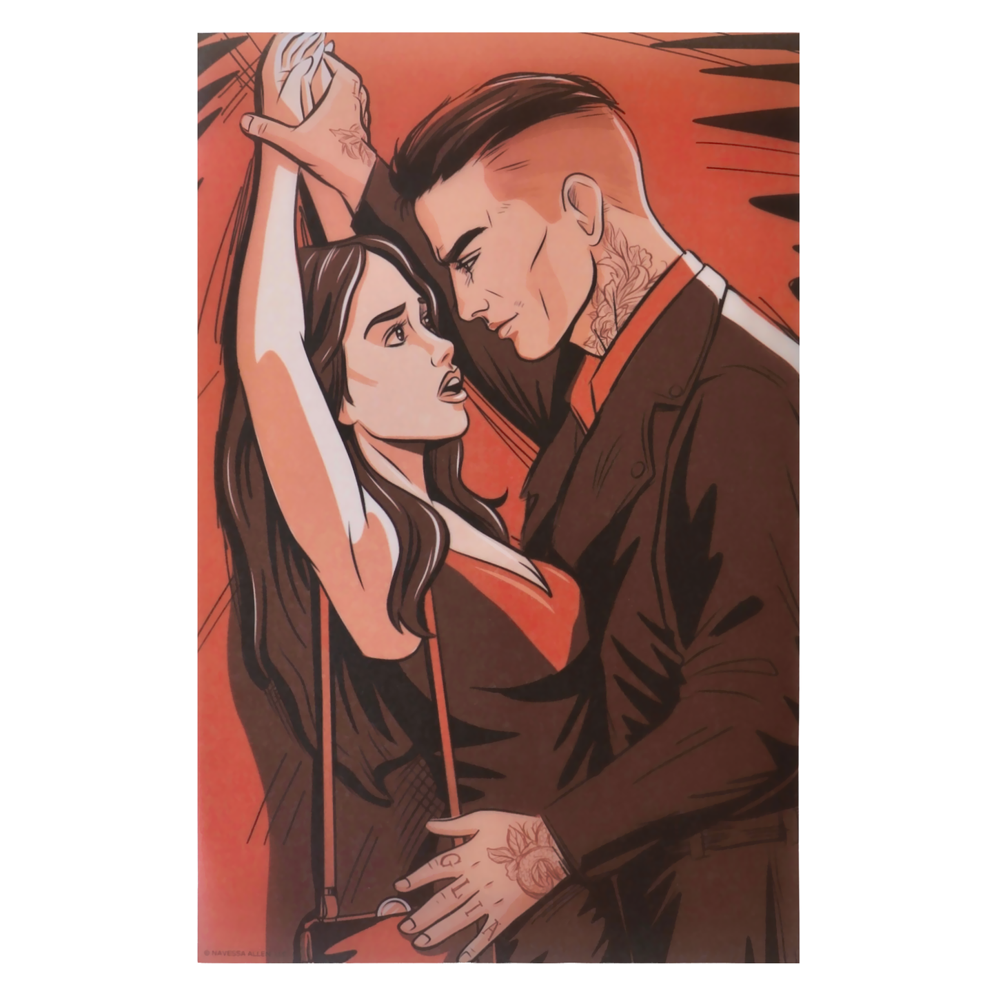Caught Up Book Scene Illustrations (6-Pack)