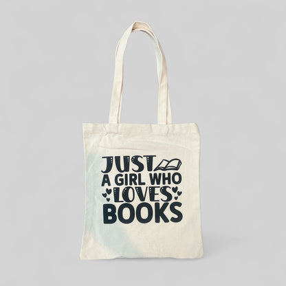 Girl Who Loves Books Tote