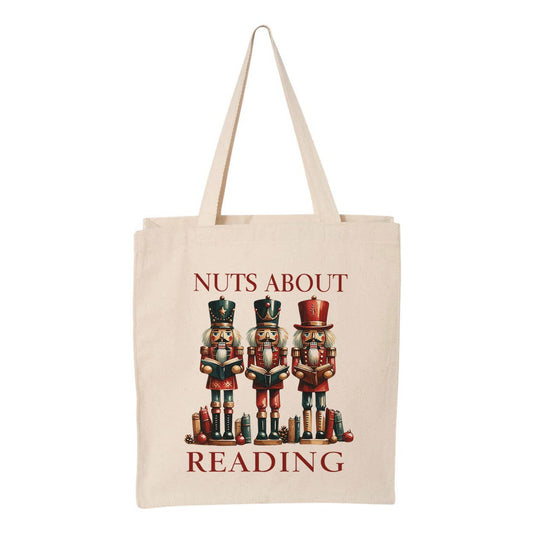 Nuts About Reading Tote Bag