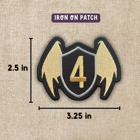 Fourth Wing Emblem Embroidered Patch