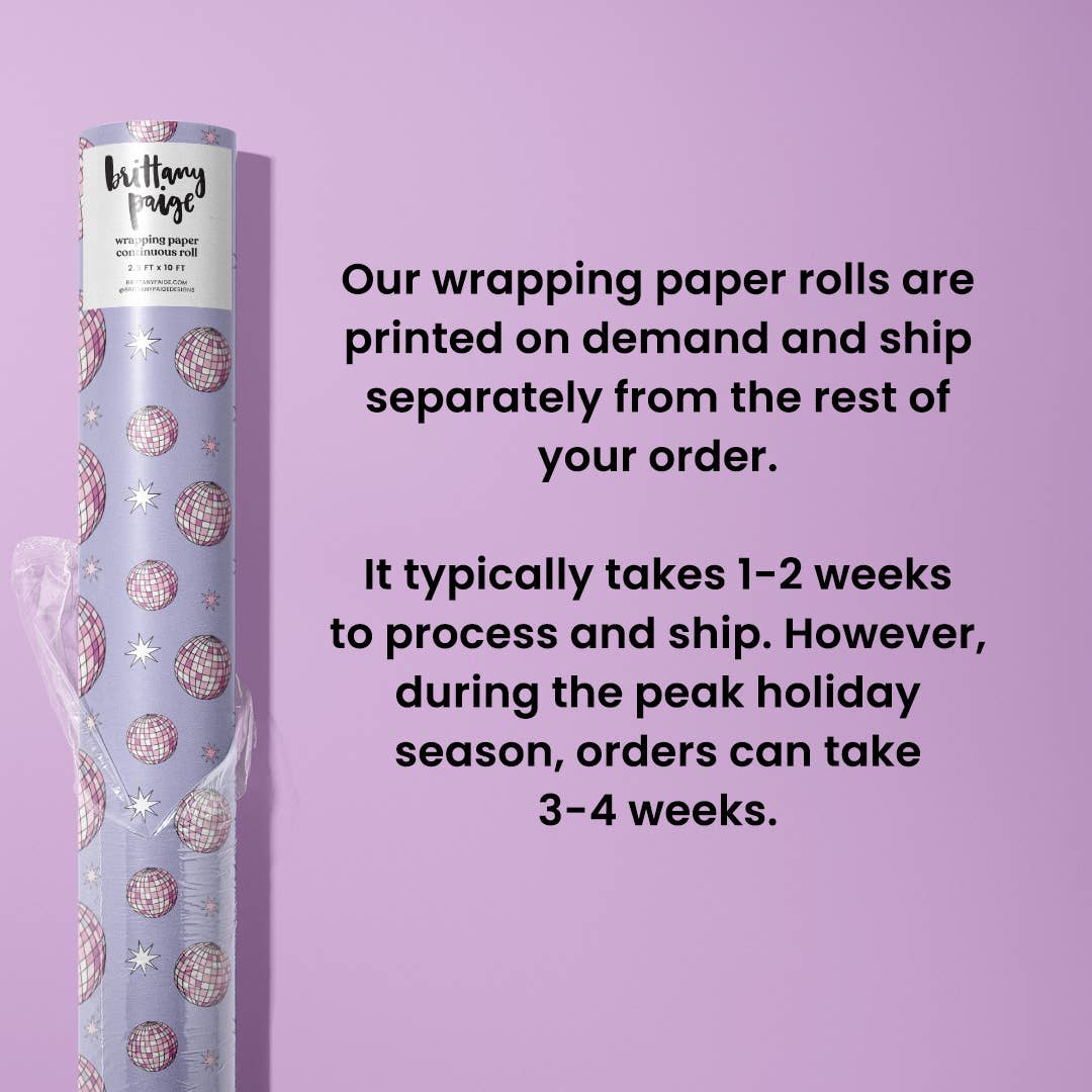 Book Store Reading Wrapping Paper Roll