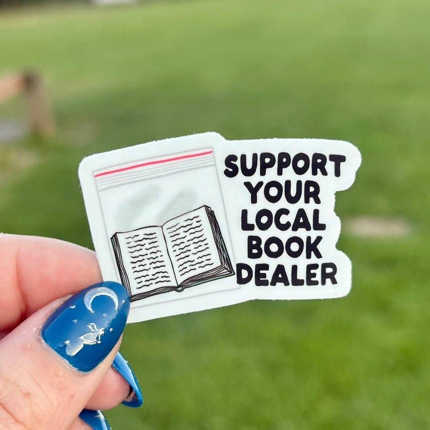 Support Your Local Book Dealer Sticker