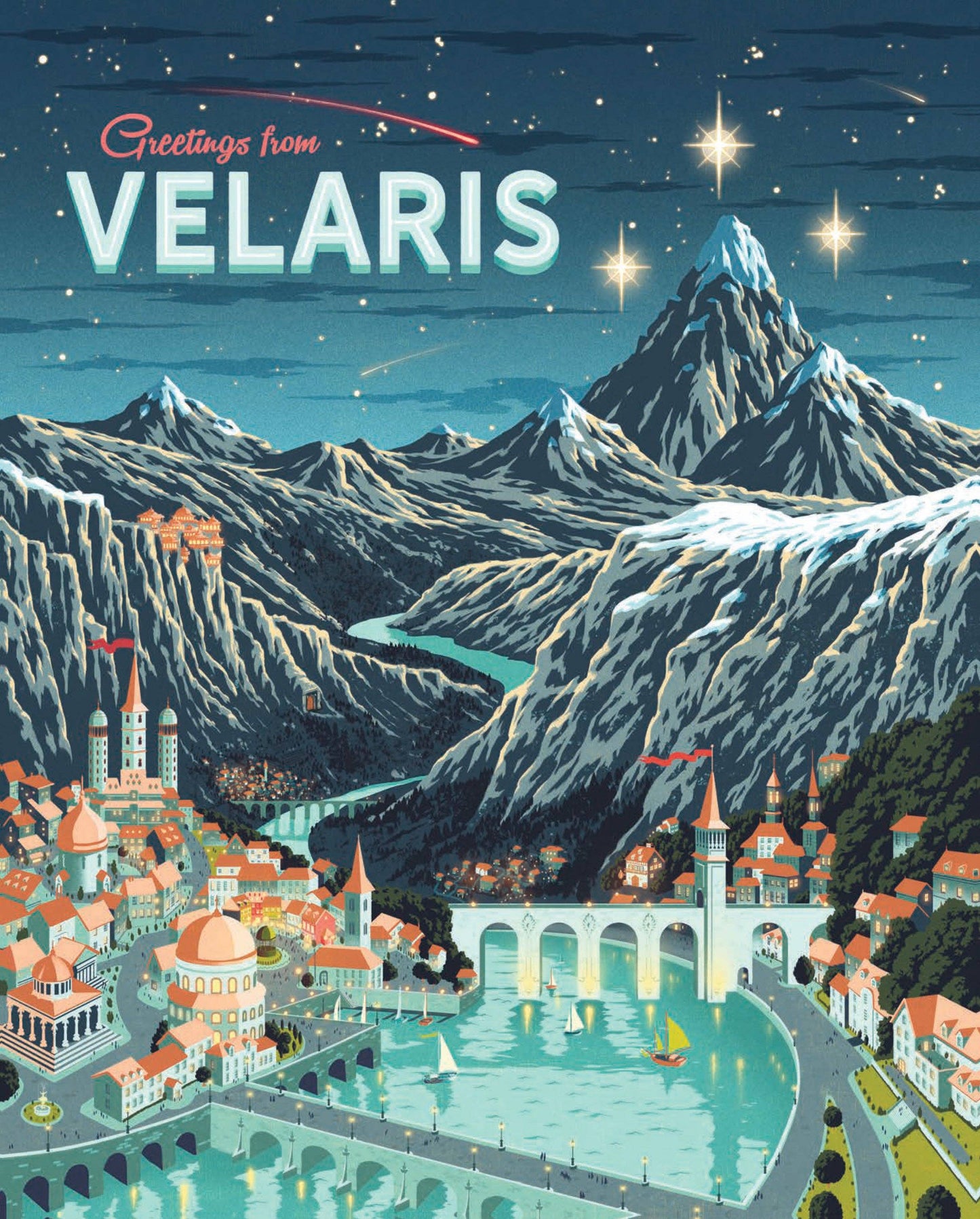 Official Greetings from Velaris 1000-Piece Puzzle