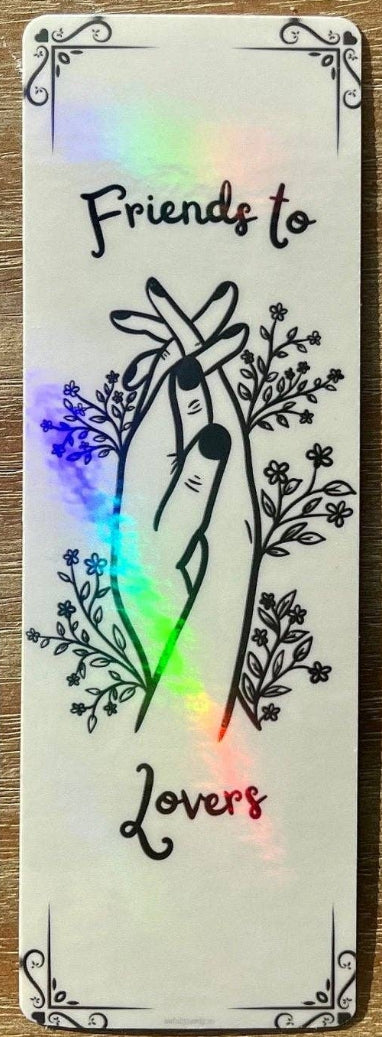 Friends to Lovers Cardstock Bookmark