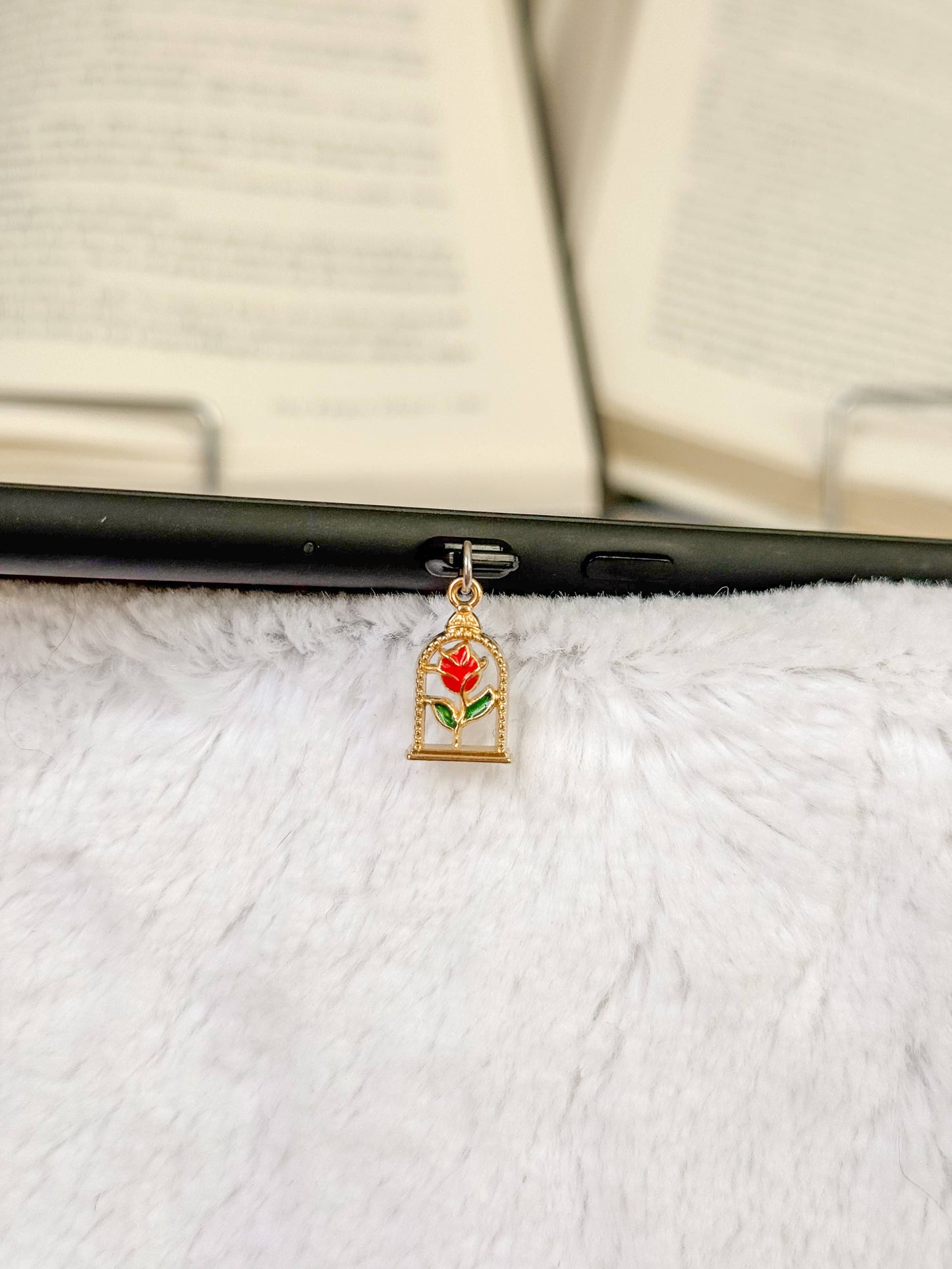 Enchanted Rose Kindle Charm USB-C