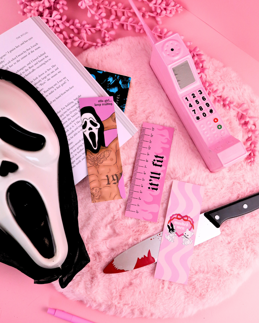 Masked Man Bookmark
