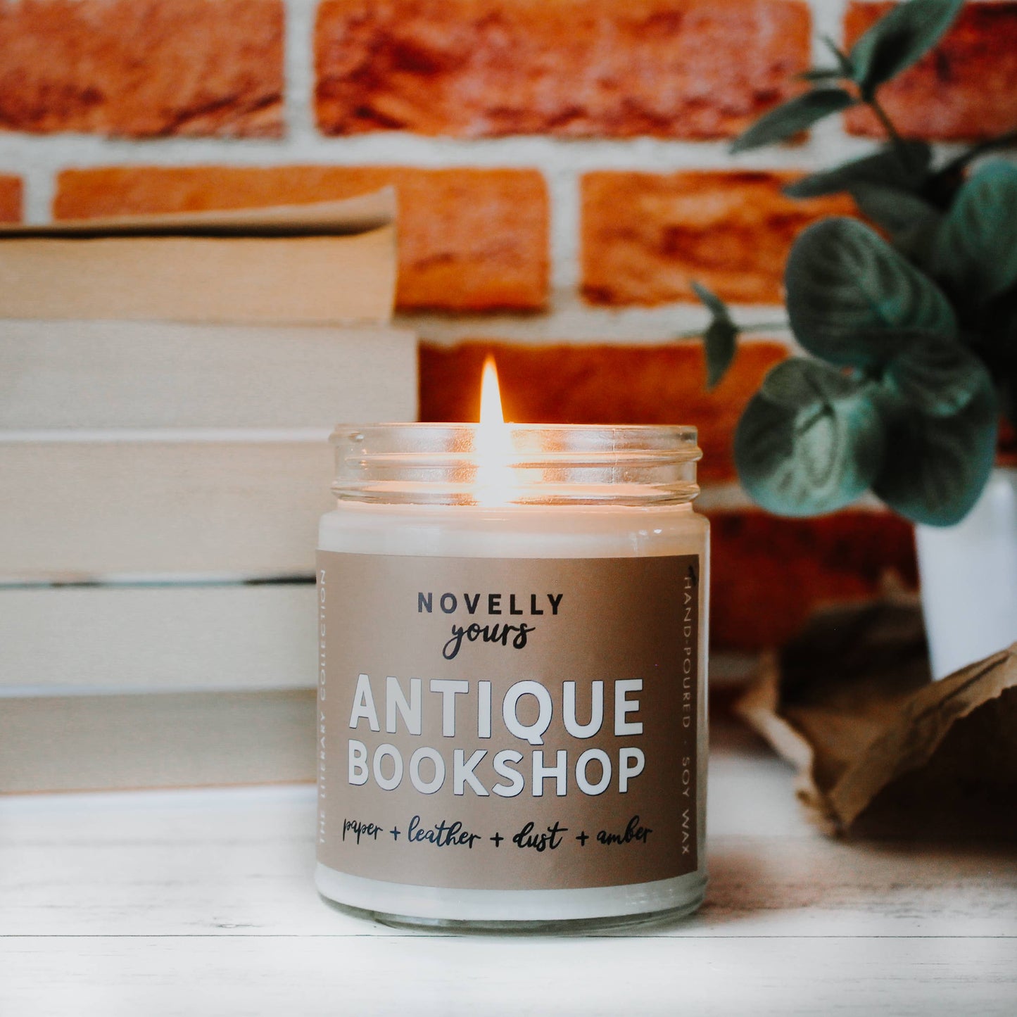 Antique Bookshop candle