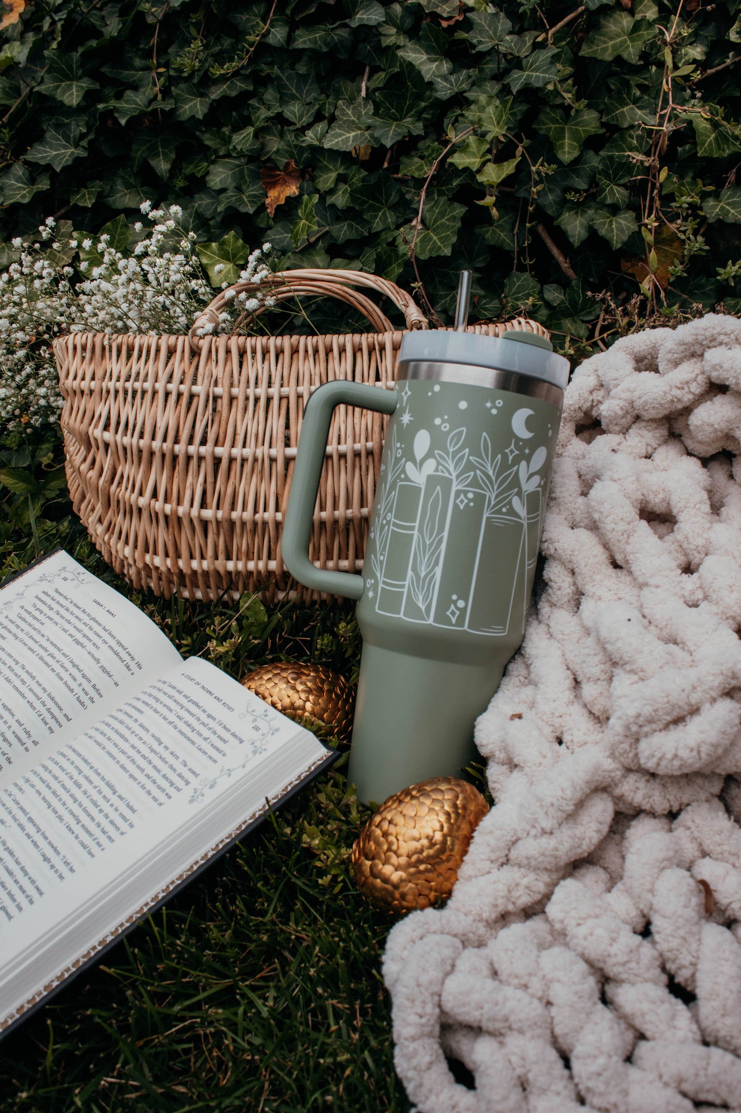 Magical Bookshelf 40oz Bookish Tumbler