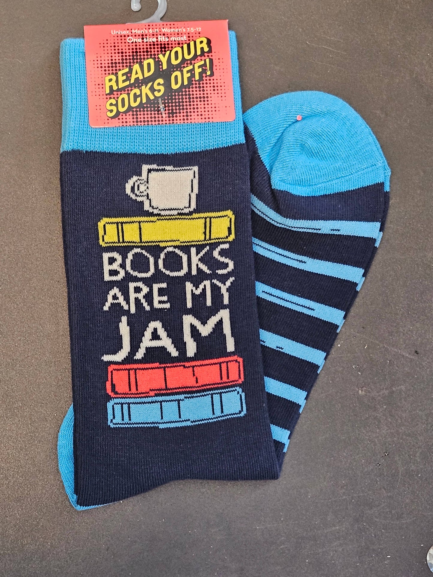 Books Are My Jam Socks