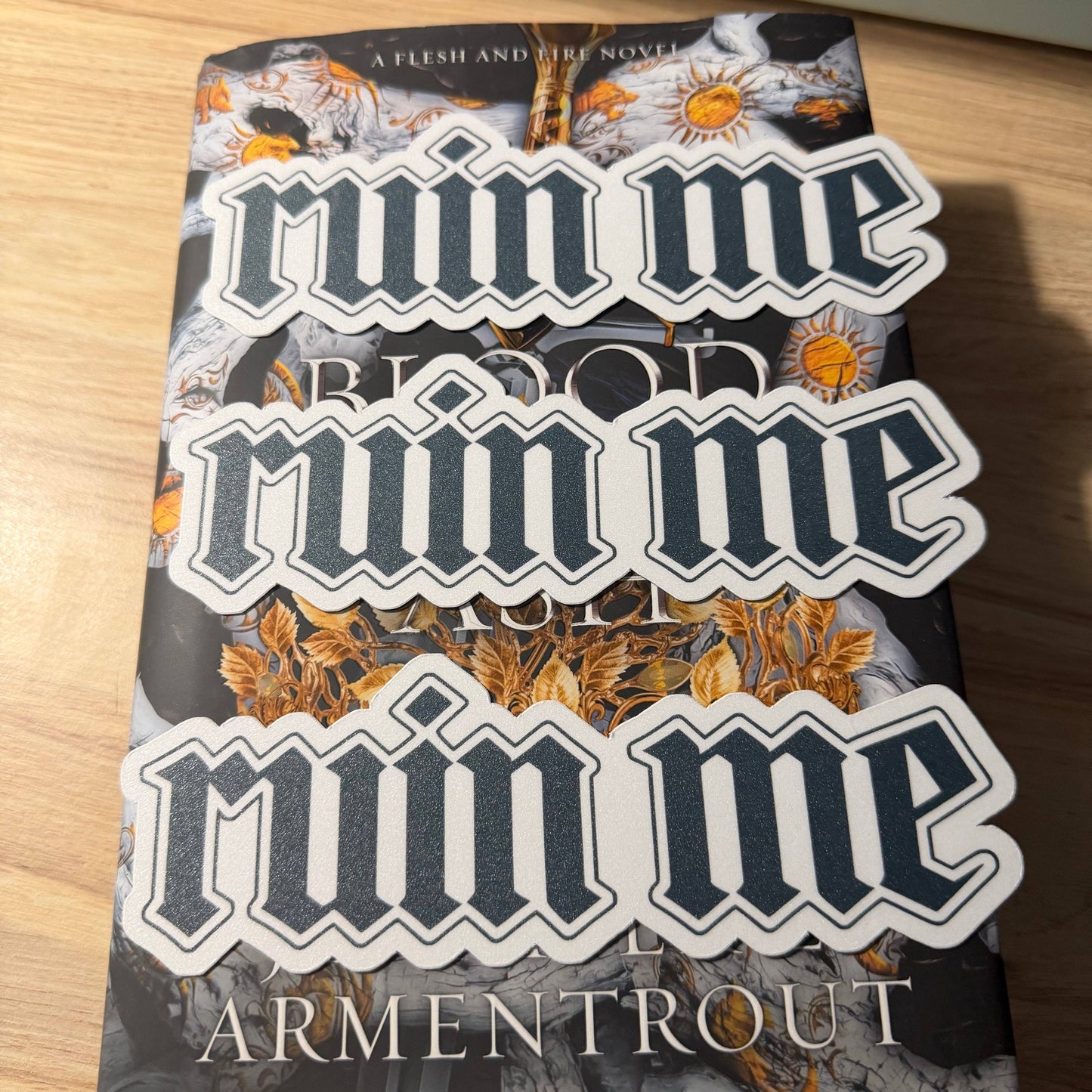 Ruin Me Gothic Bookmark