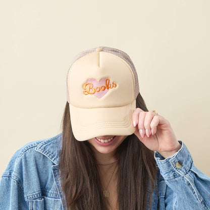 Trucker Hat-Heart Books