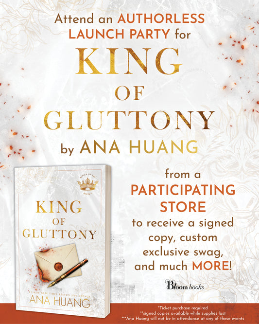 King of Gluttony (Signed)- Ana Huang