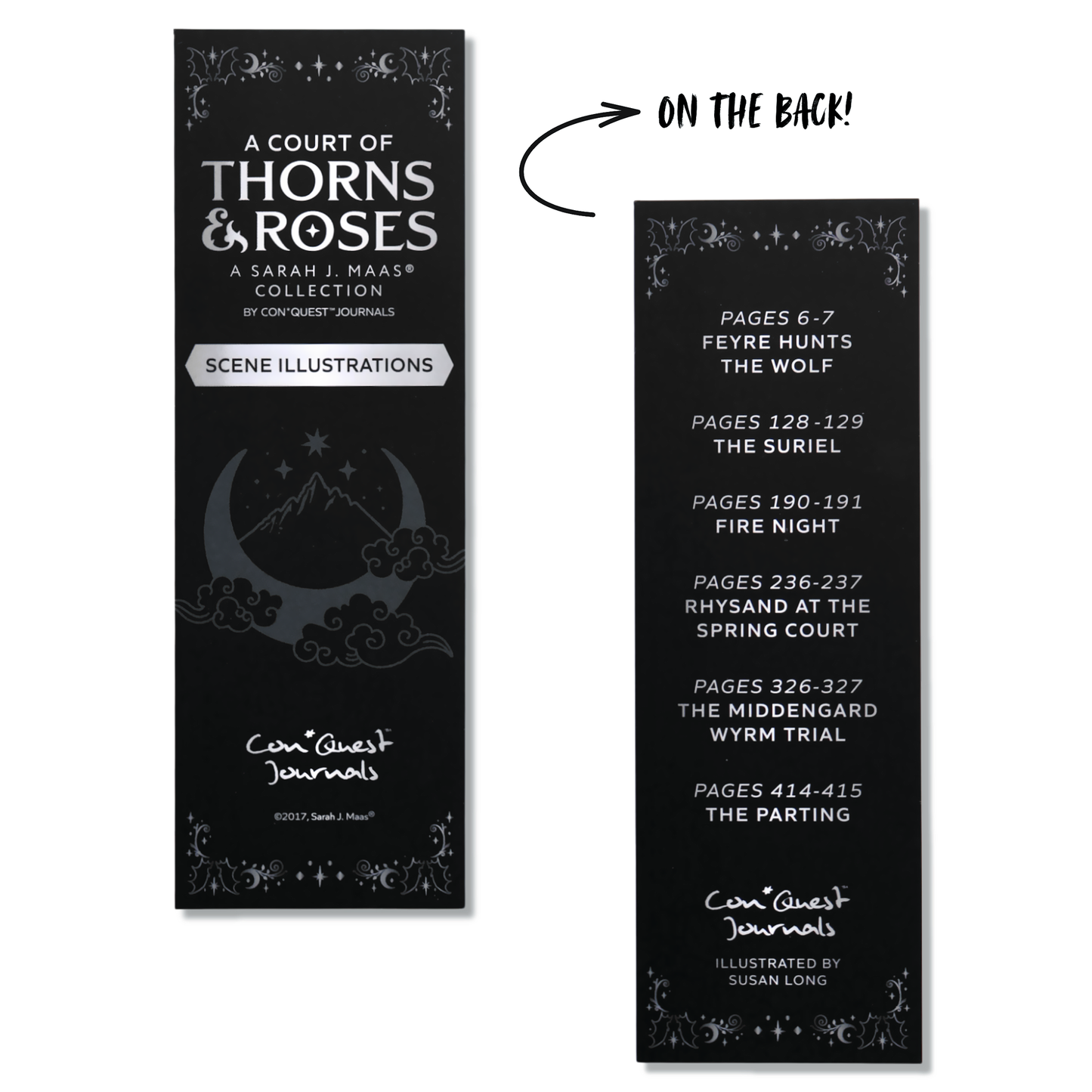 A Court of Thorns and Roses Book Scene Illustrations (6-Pack)