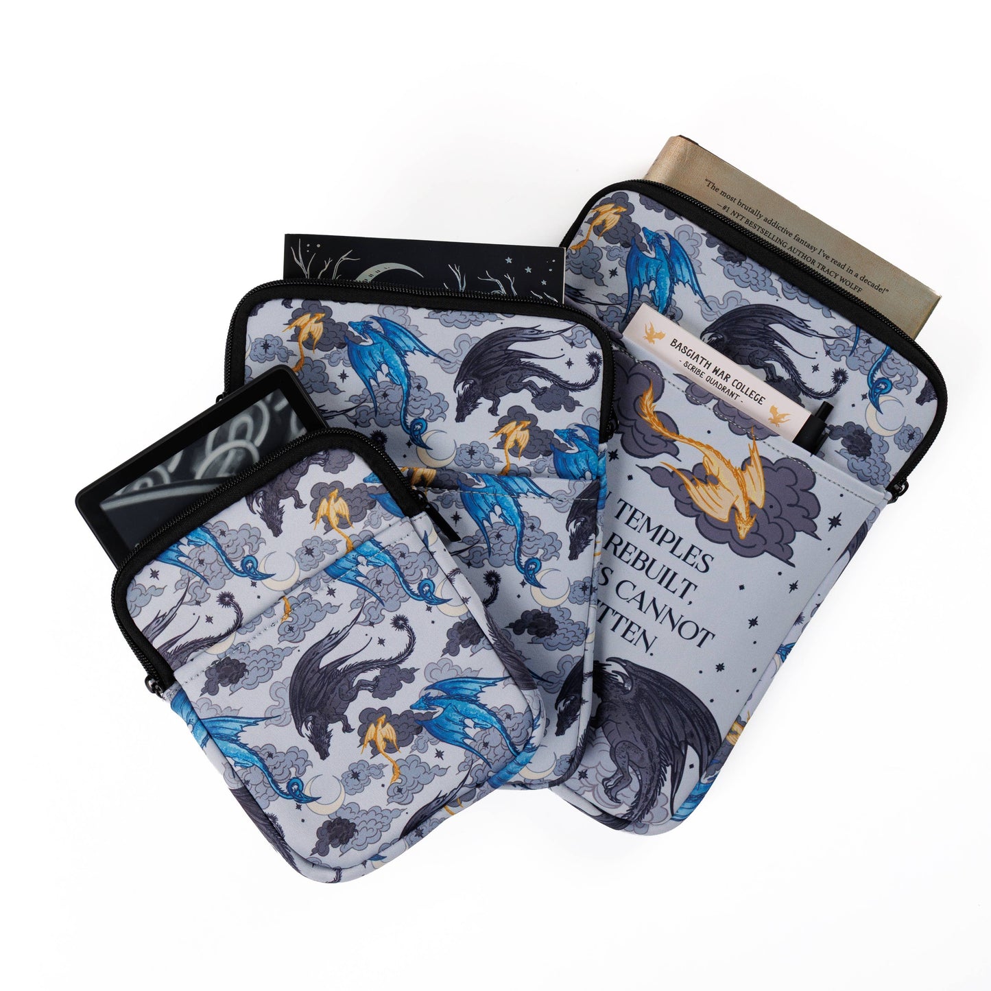 Dragon Trio Book Sleeve | Fourth Wing