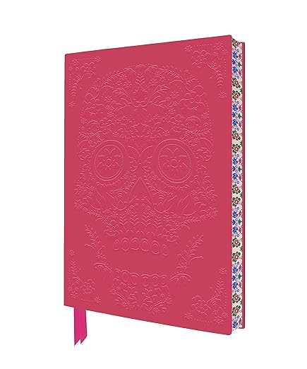 Artisan Art Flower Sugar Skull Notebook