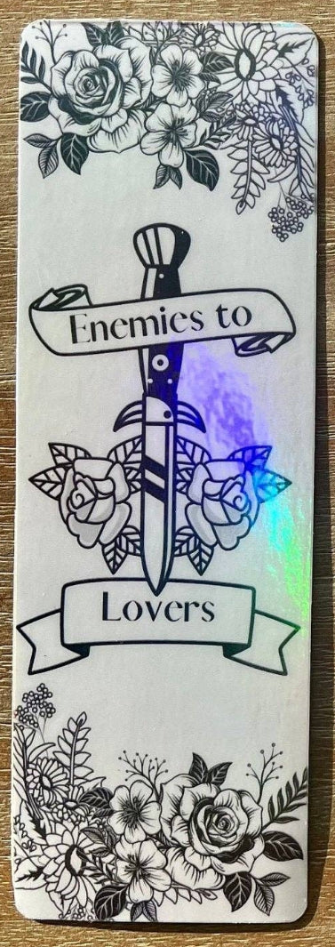 Enemies to Lovers Cardstock Bookmark