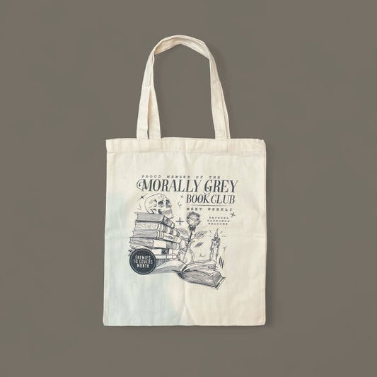 Morally Grey Book Club Tote