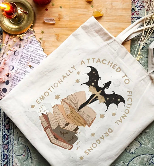 Emotionally Attached to Dragons Tote