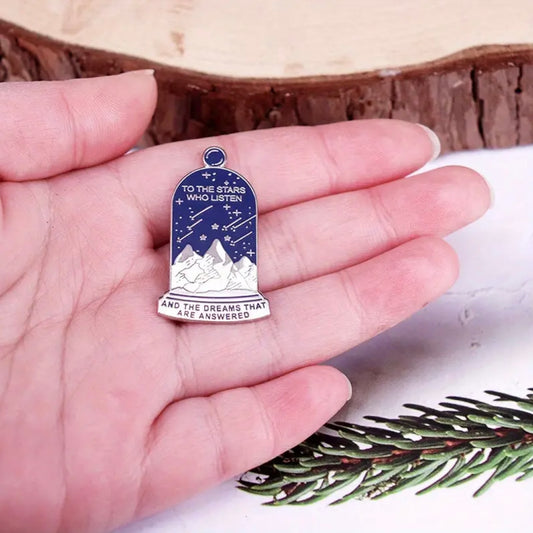 To The Stars Who Listen Enamel pin