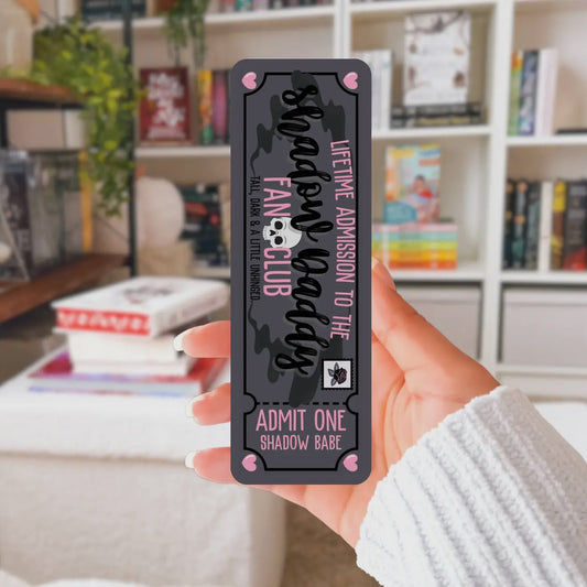 Shadow Daddies Book Club Dual-Sided Cardstock Bookmark
