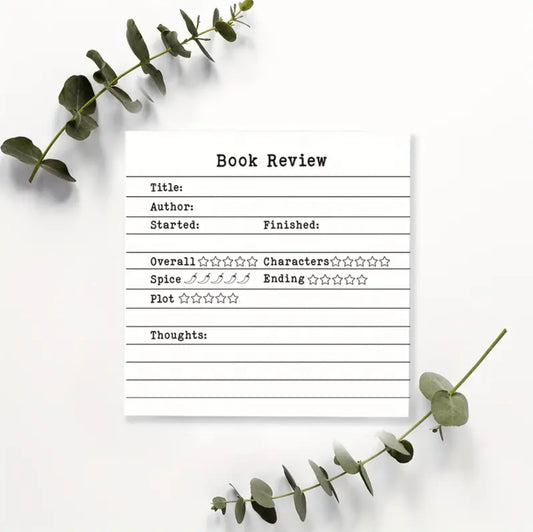 Book review pad