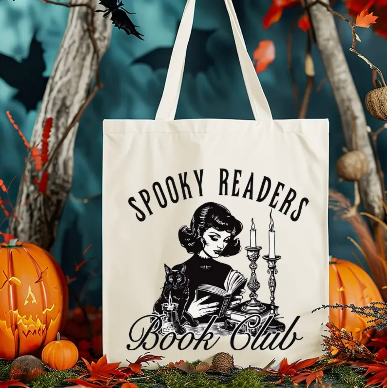 Spooky Readers Tote