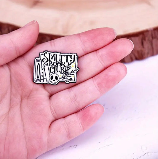 Smutty Book Club Enamel Pin