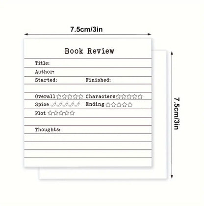 Book review pad