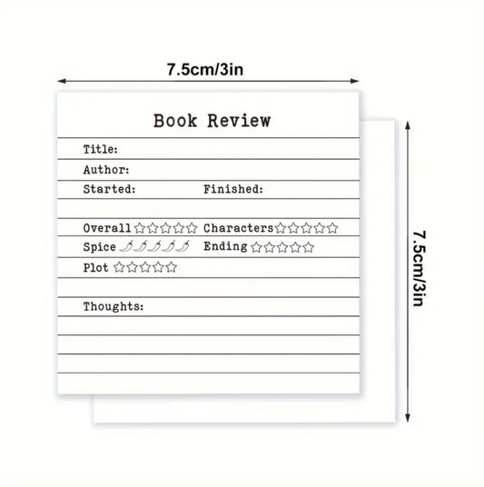 Book review pad