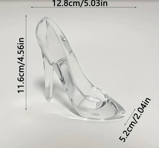 Mini Acrylic High Heel - Transparent Shelf Decoration