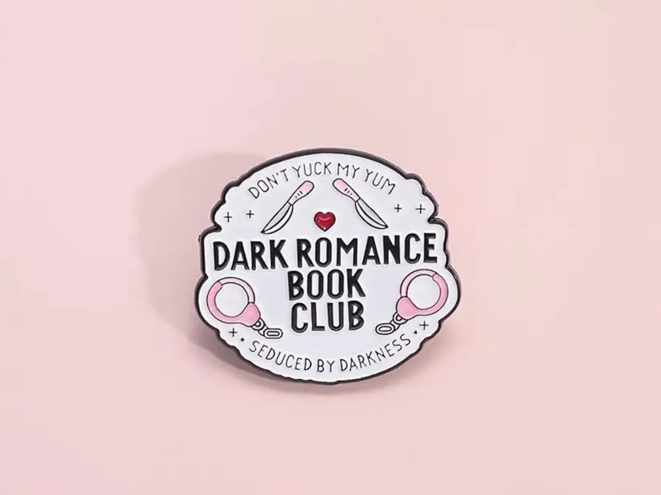 Dark Romance Book Club Enamel Pin