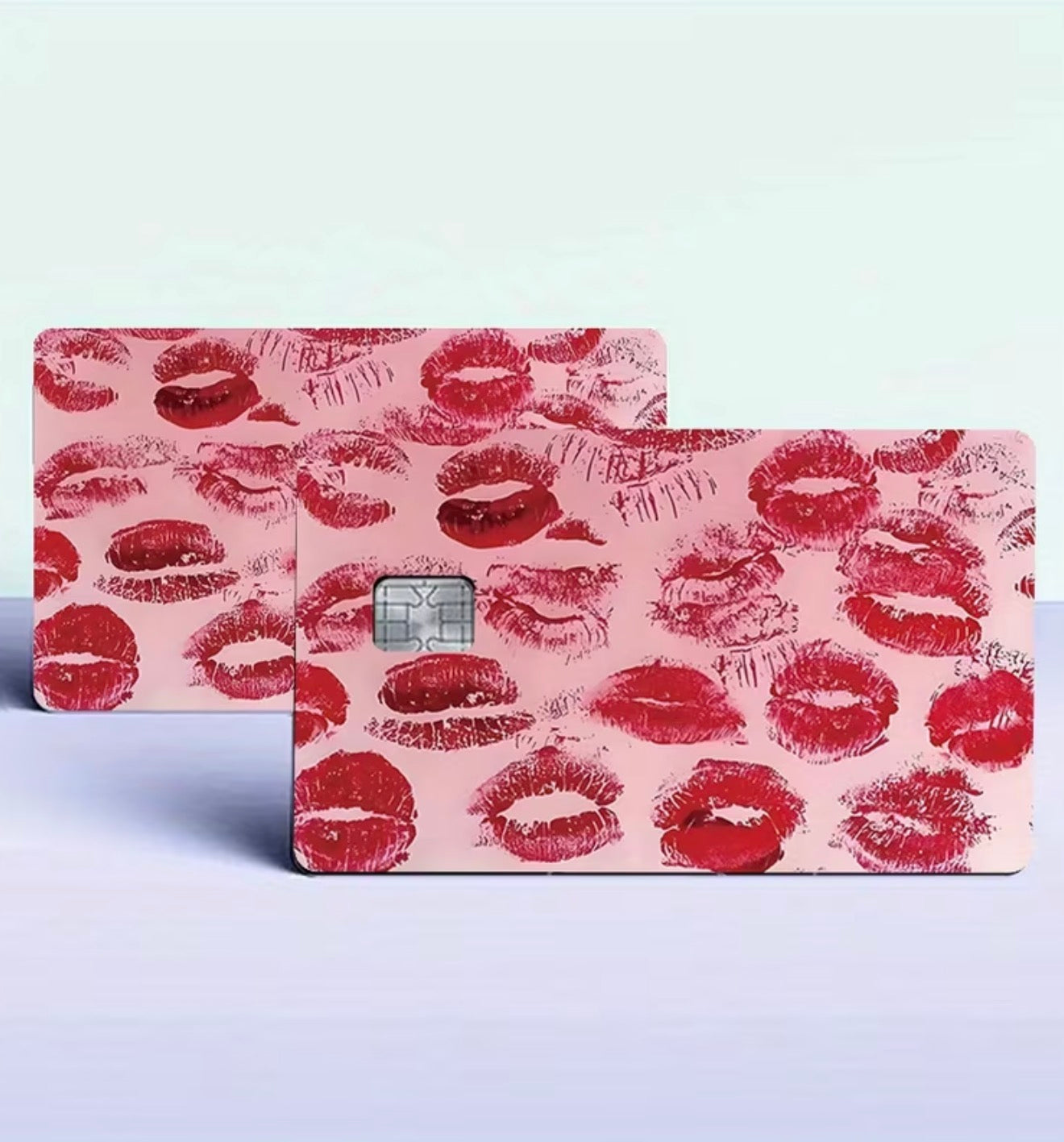 Red Lip Credit Card Cover