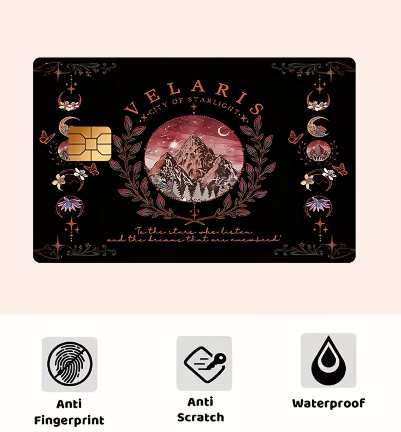 Velaris Credit Card Sticker