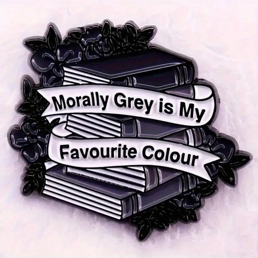 Morally Grey Fav Color Enamel Pin