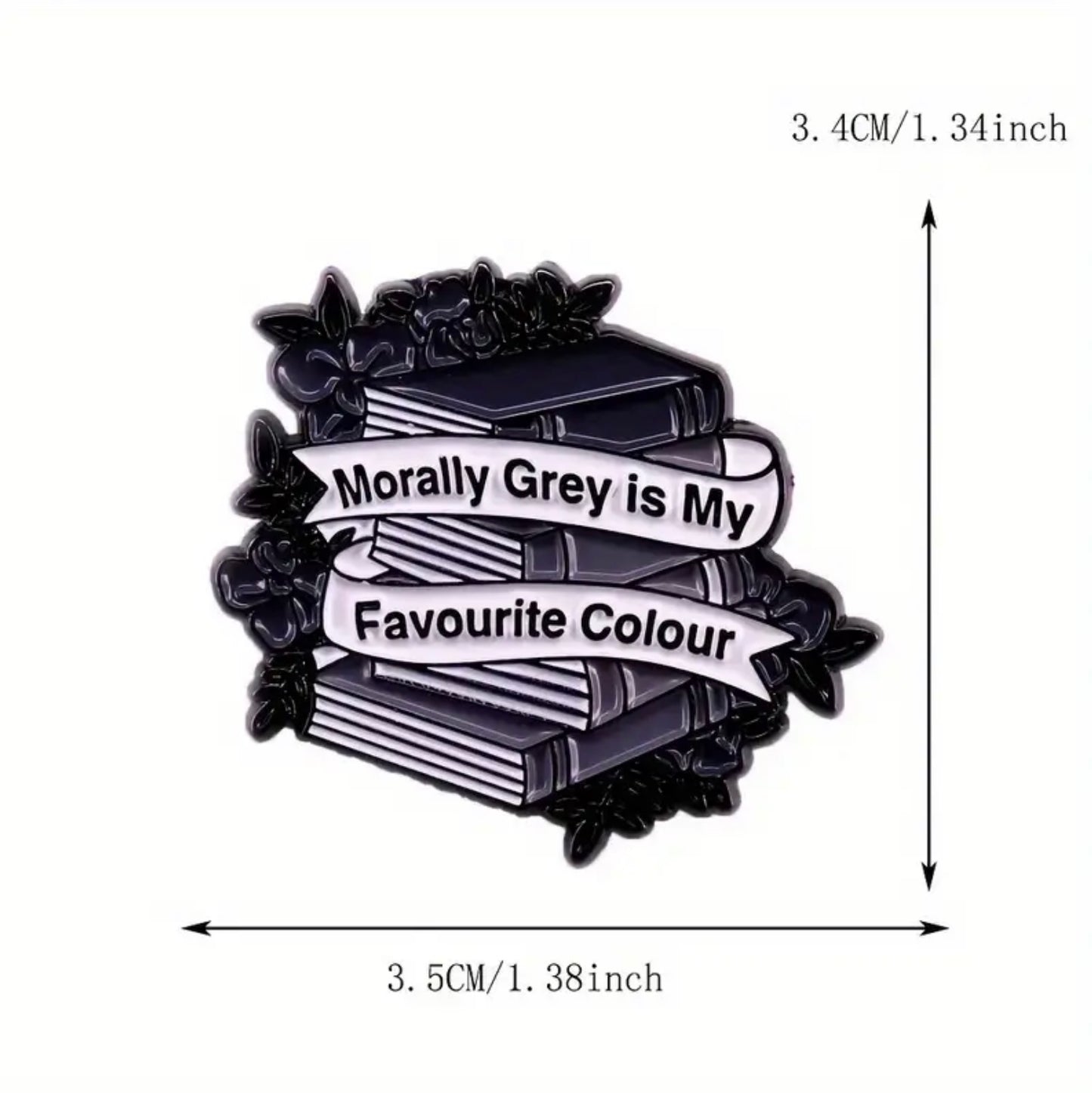 Morally Grey Fav Color Enamel Pin