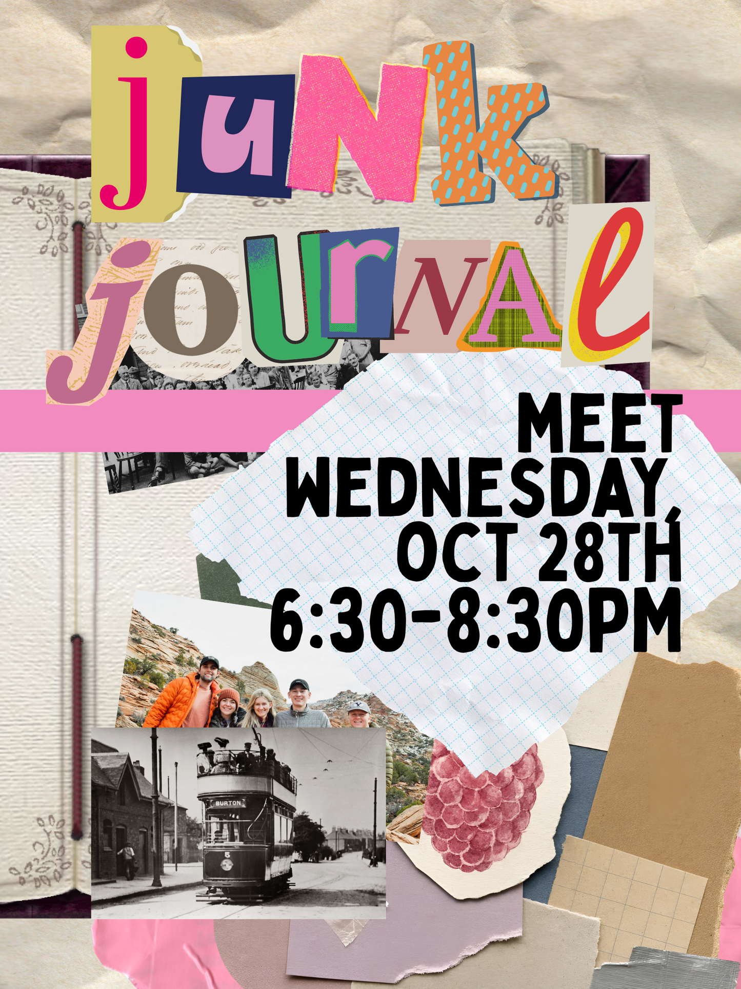 Deadly Pages: Junk Journaling Night