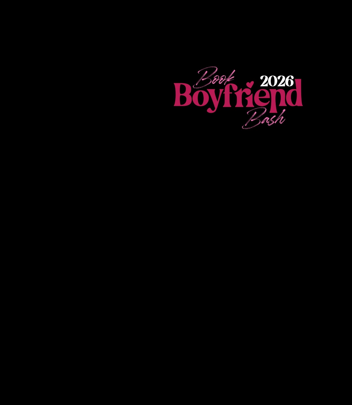 2026 Book Boyfriend Bash Attendee T-Shirts