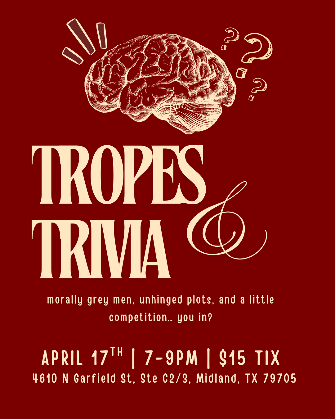 Tropes & Trivia Jeopardy Night