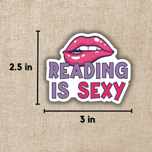 Reading is Sexy Sticker