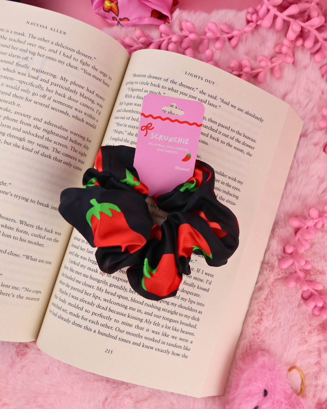 Spicy Books Scrunchie