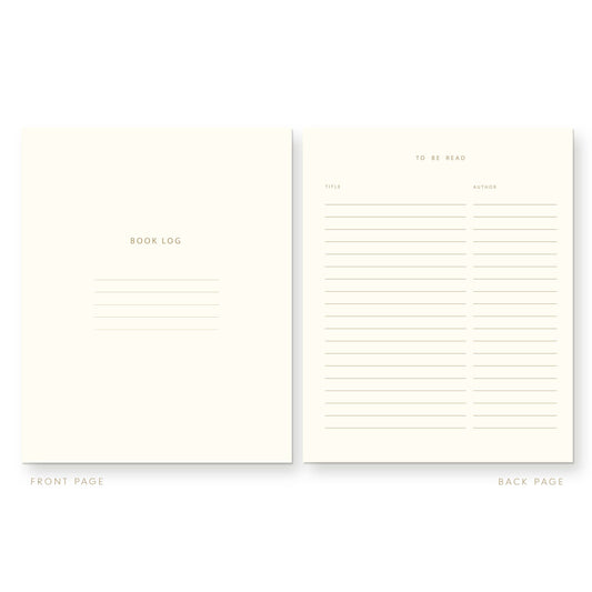 Bookmarked Book Log Journal