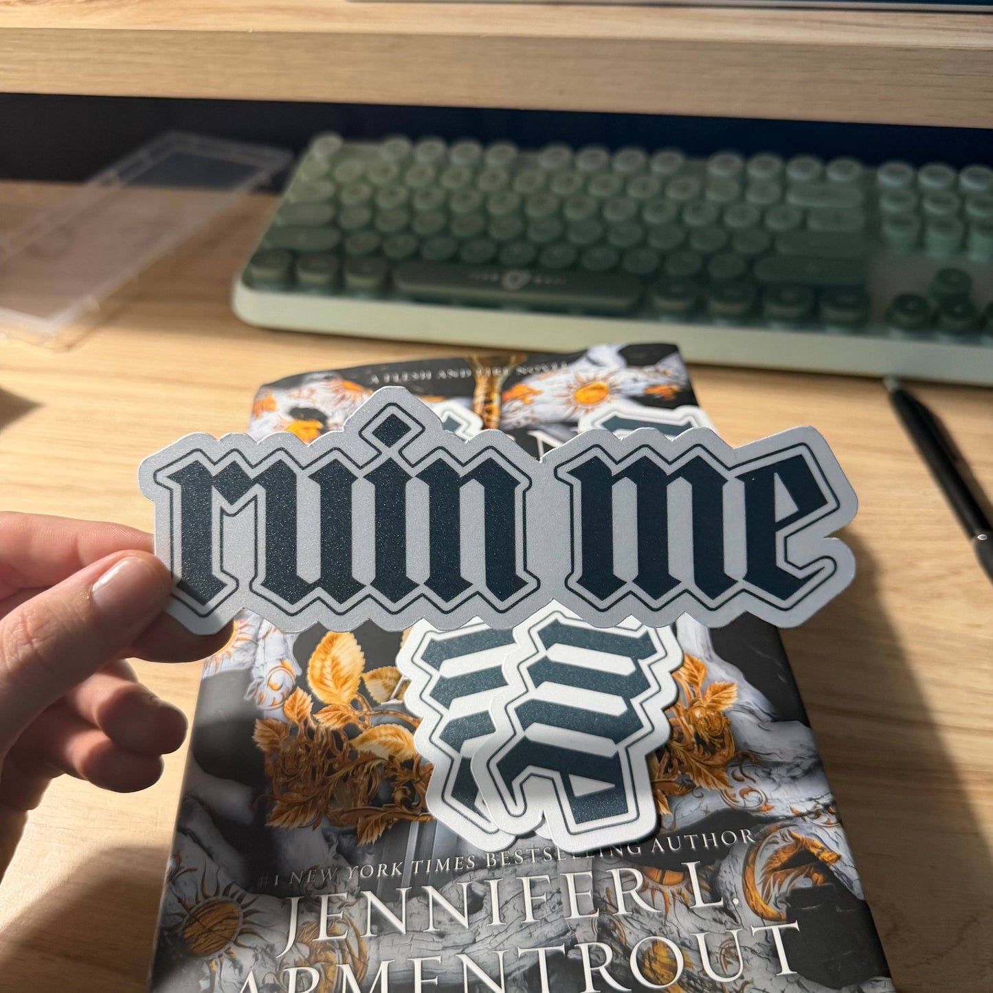 Ruin Me Gothic Bookmark