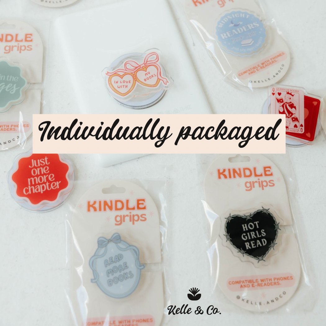 Queen of Books Kindle Grip