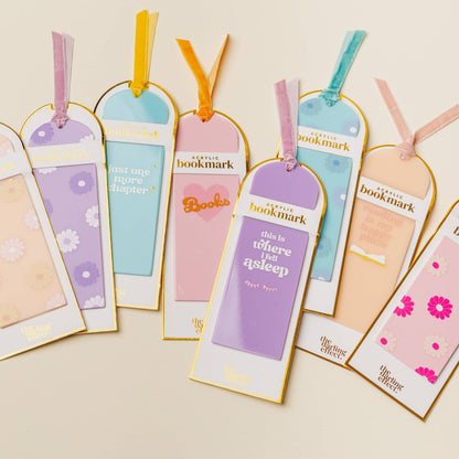 Acrylic Bookmark-Heart Books