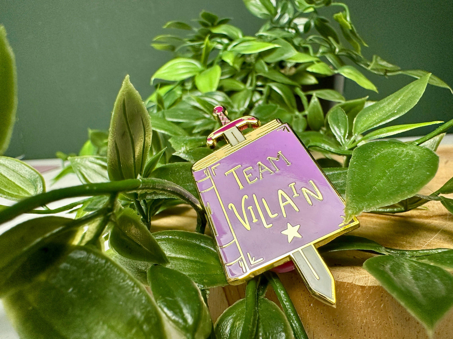 Team Villain Enamel Pin